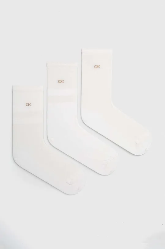 λευκό Κάλτσες Calvin Klein 3-pack Γυναικεία