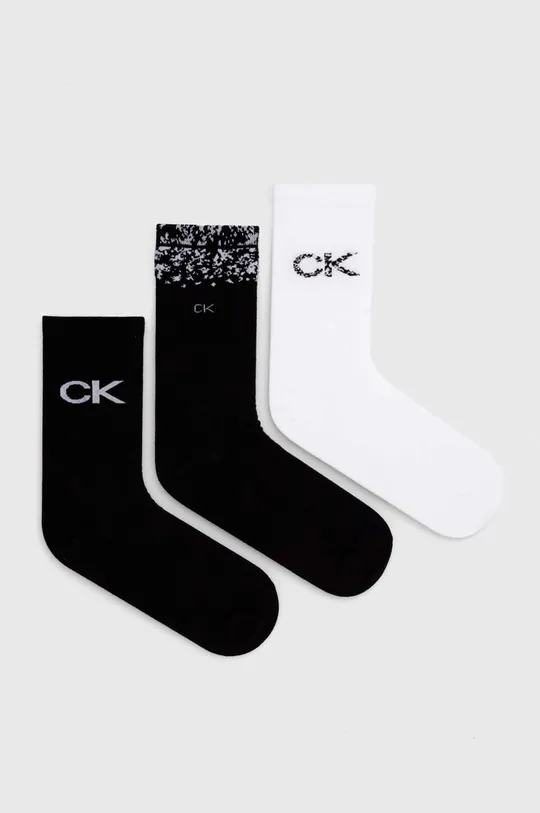 czarny Calvin Klein skarpetki 3-pack Damski