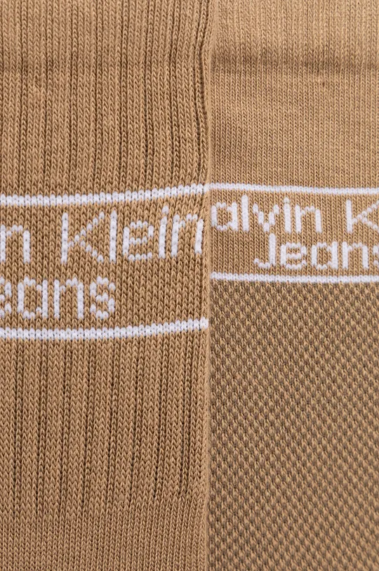 Κάλτσες Calvin Klein καφέ