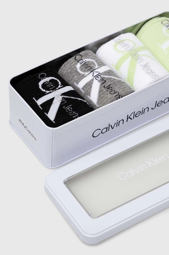 Κάλτσες Calvin Klein 4-pack πράσινο