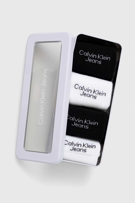 Nogavice Calvin Klein 4-pack  74% Bombaž, 25% Poliamid, 1% Elastan