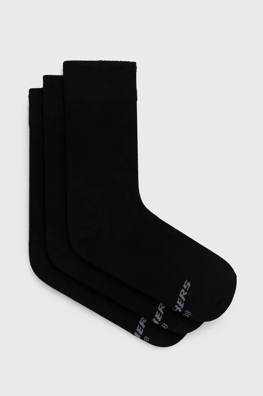 fekete Skechers zokni (3 pár) Női