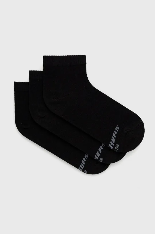 μαύρο Skechers κάλτσες (3-pack) Γυναικεία