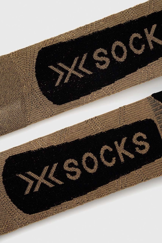 Лыжные носки X-Socks Helixx Gold 4.0  58% Полиамид, 30% Полиэстер, 10% Полипропилен, 2% Эластан