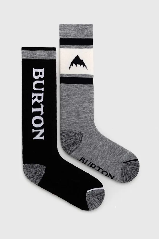 siva skijaške čarape Burton 2-pack Ženski