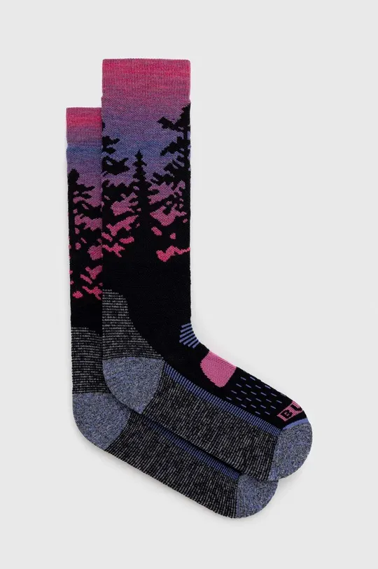 fialová Lyžiarske ponožky Burton Dámsky