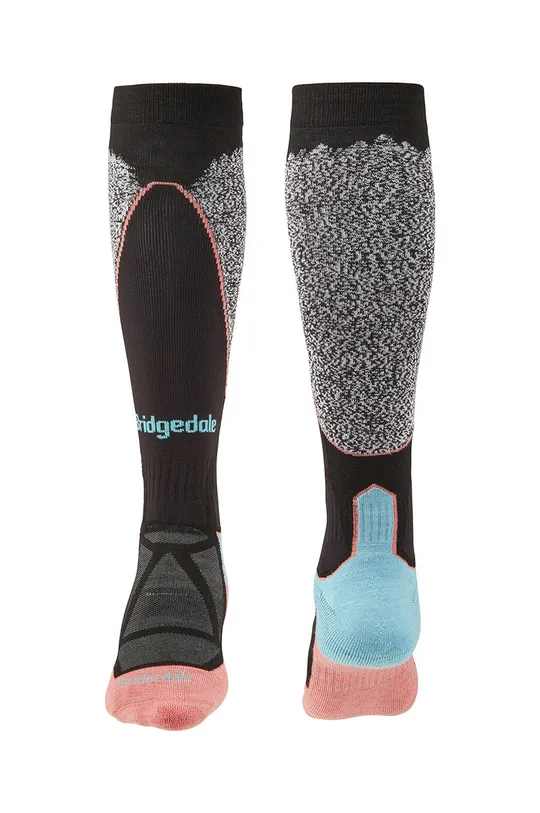 Κάλτσες του σκι Bridgedale Midweight Merino Performance μαύρο
