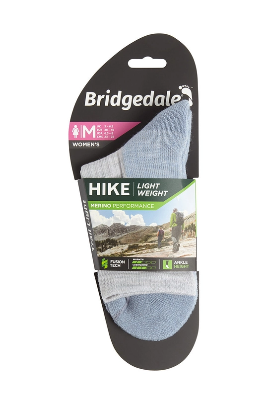 блакитний Шкарпетки Bridgedale Lightweight Merino Performance