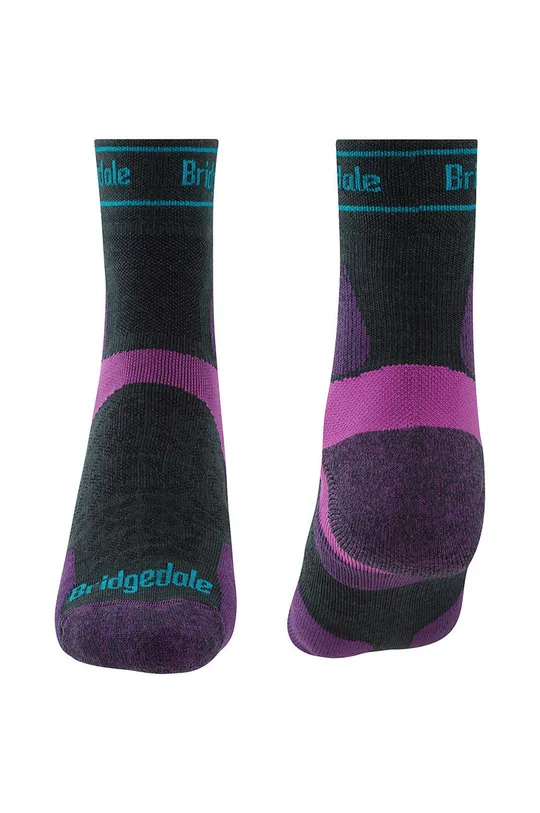 Κάλτσες Bridgedale Ultralight T2 Merino Sport μωβ