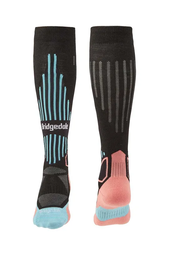 Κάλτσες του σκι Bridgedale Lightweight Merino Performance μαύρο