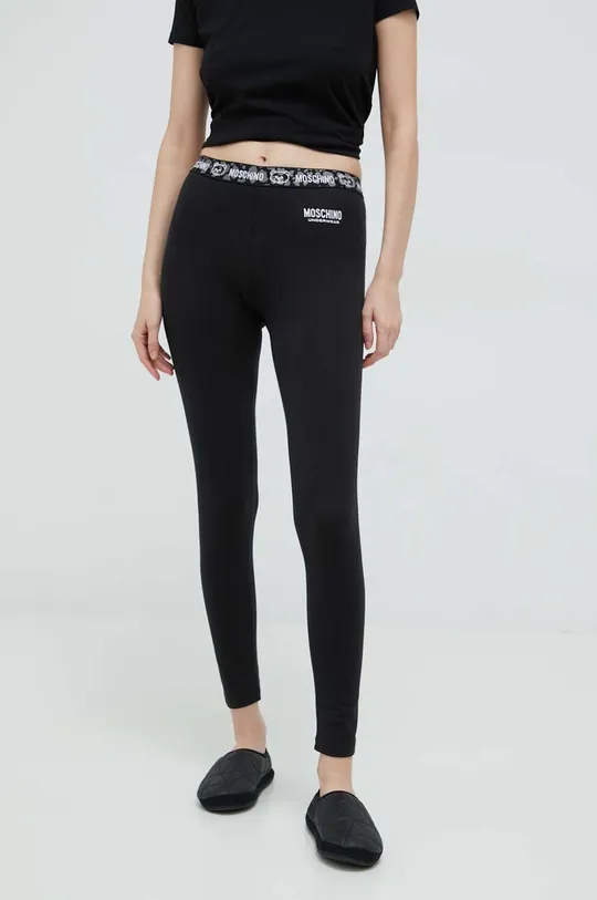 fekete Moschino Underwear leggings otthoni viseletre Női