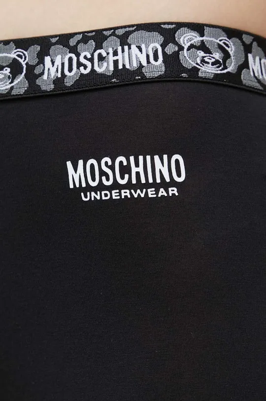 чёрный Леггинсы лаунж Moschino Underwear
