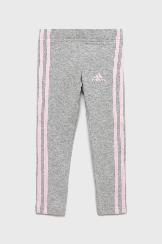 szary adidas legginsy dziecięce GS4307 Dziewczęcy