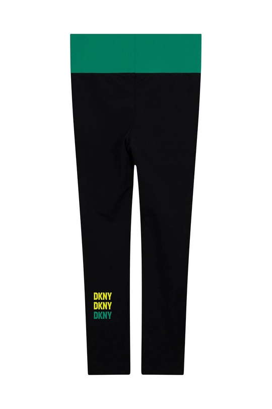 Dkny legginsy dziecięce turkusowy