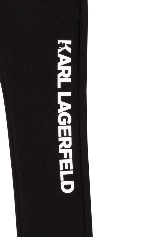 czarny Karl Lagerfeld legginsy dziecięce