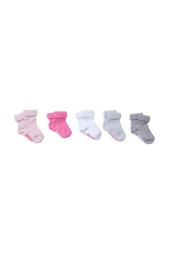 ροζ Κάλτσες μωρού BOSS Για κορίτσια