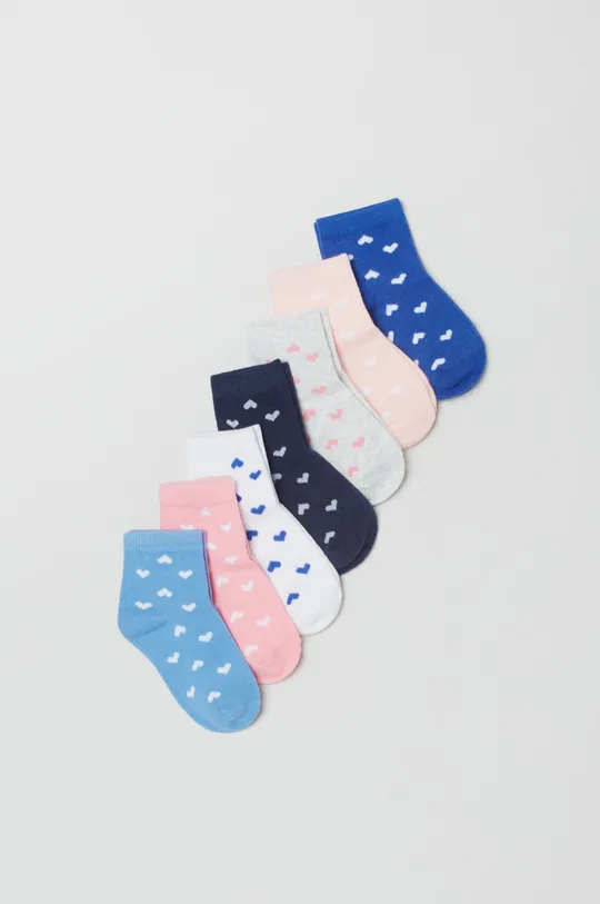 šarena Dječje čarape OVS 7-pack Za djevojčice