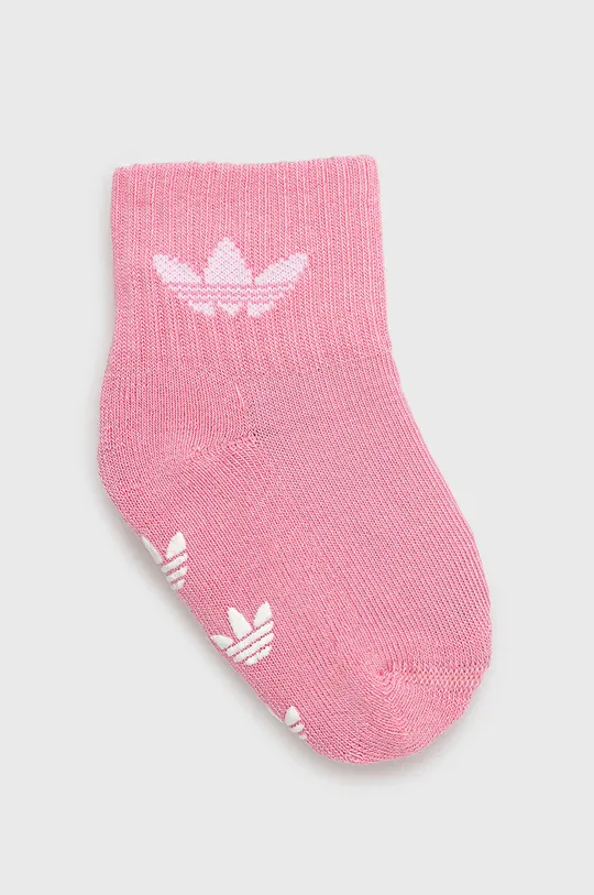 Дитячі шкарпетки adidas Originals рожевий