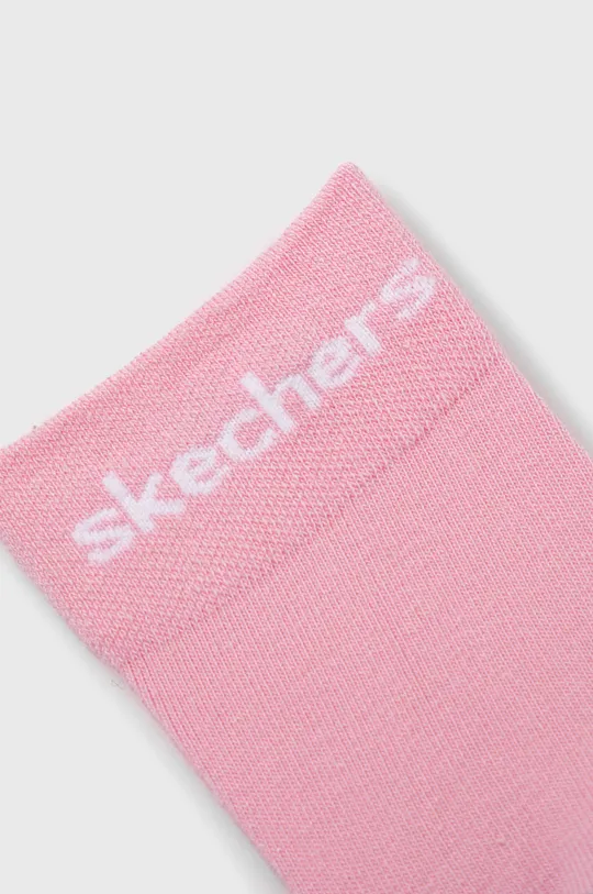 Skechers skarpetki dziecięce (4-pack) różowy