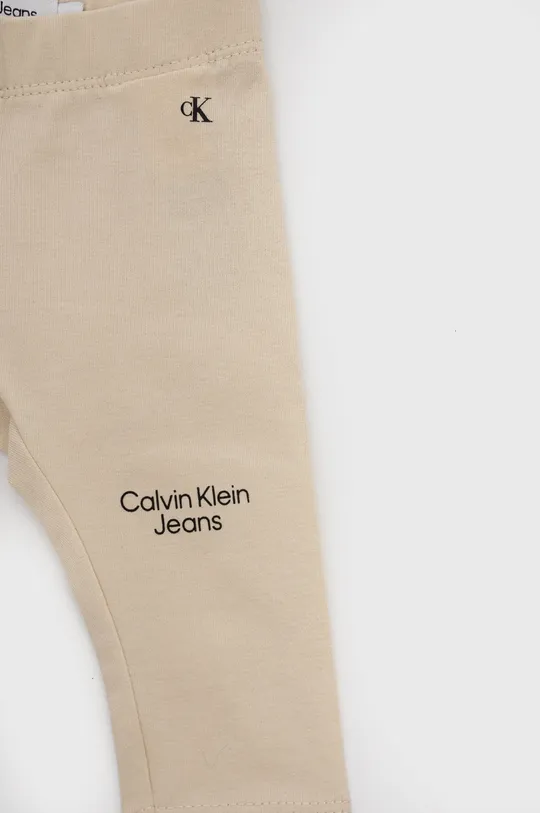 Calvin Klein Jeans legginsy dziecięce IN0IN00008.9BYY 93 % Bawełna, 7 % Elastan
