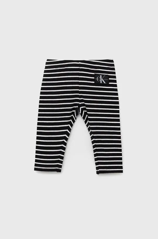 crna Tajice za bebe Calvin Klein Jeans Dječji