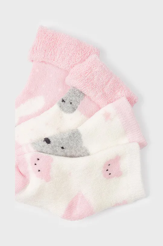 Mayoral Newborn gyerek zokni (4-pár) rózsaszín