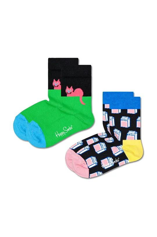 viacfarebná Detské ponožky Happy Socks 2-pak Detský