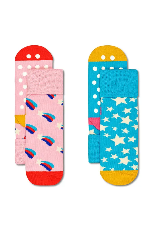 πολύχρωμο Παιδικές κάλτσες Happy Socks 2-pack Παιδικά