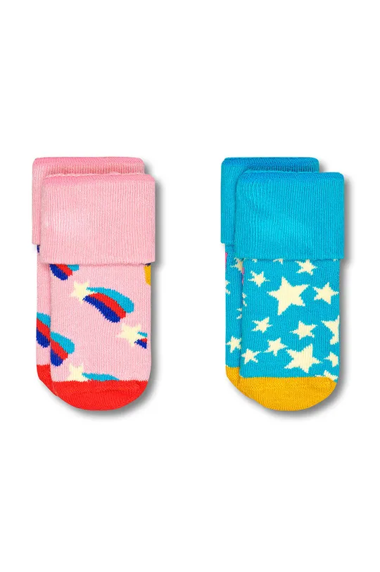 šarena Dječje čarape Happy Socks 2-pack Dječji