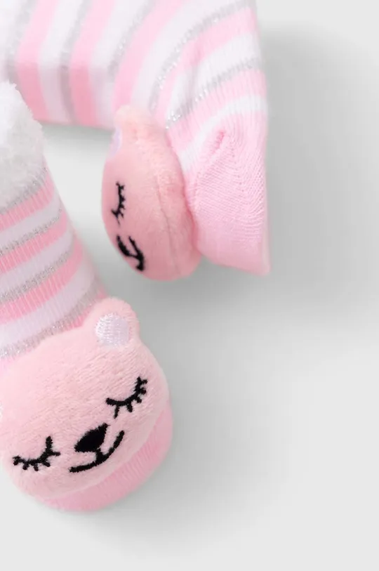 Κάλτσες μωρού Skechers 2-pack ροζ