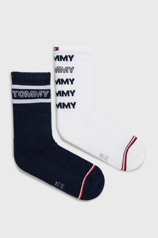 granatowy Tommy Hilfiger skarpetki dziecięce (2-pack) Dziecięcy