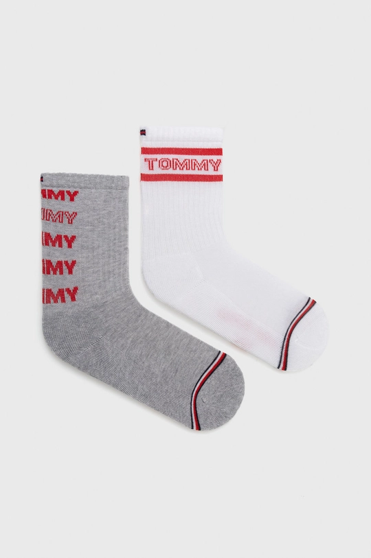 szary Tommy Hilfiger skarpetki dziecięce (2-pack) Dziecięcy