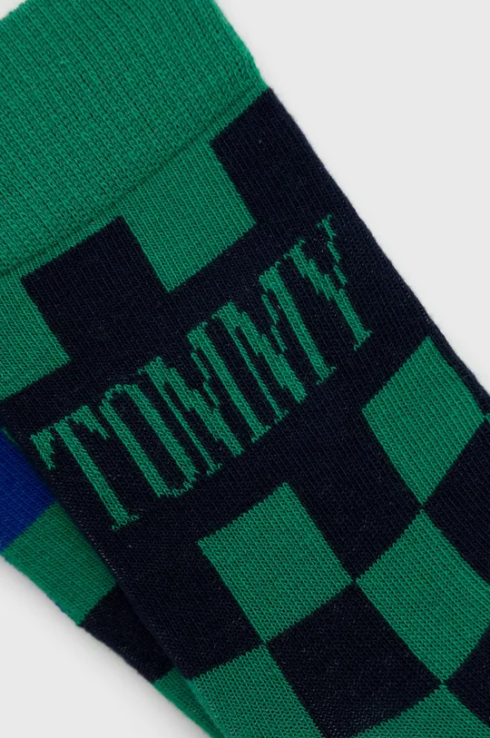 Παιδικές κάλτσες Tommy Hilfiger πράσινο