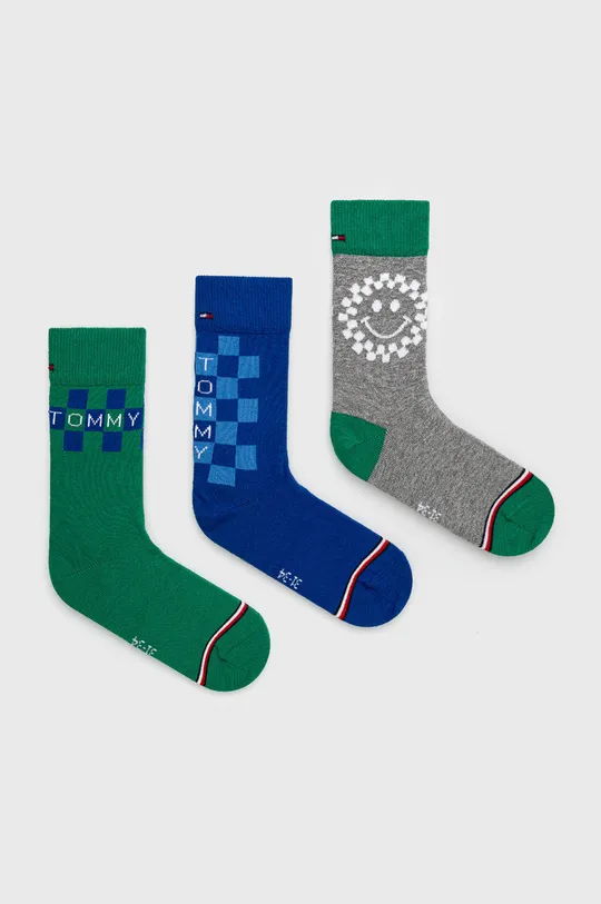 πράσινο Tommy Hilfiger κάλτσες παιδικό (3-pack) Παιδικά