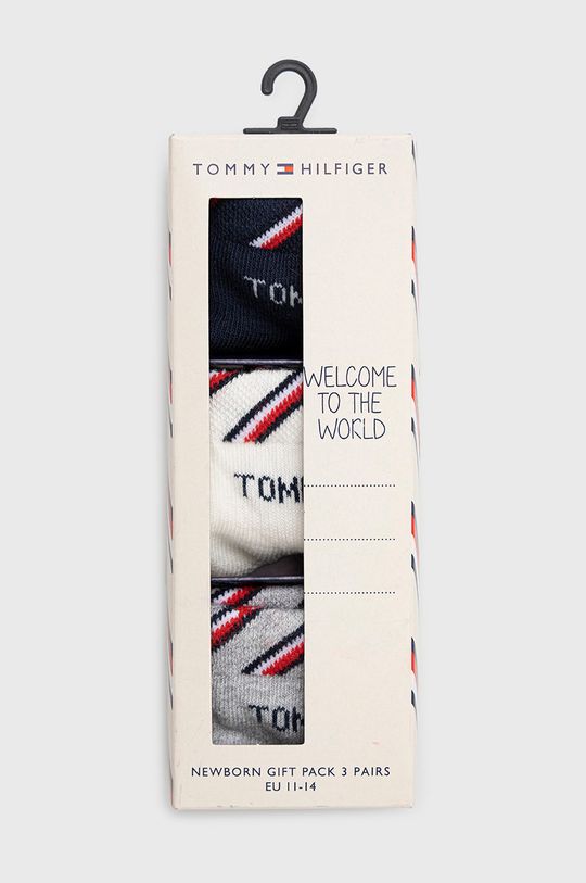 Kojenecké ponožky Tommy Hilfiger 3-pack vícebarevná