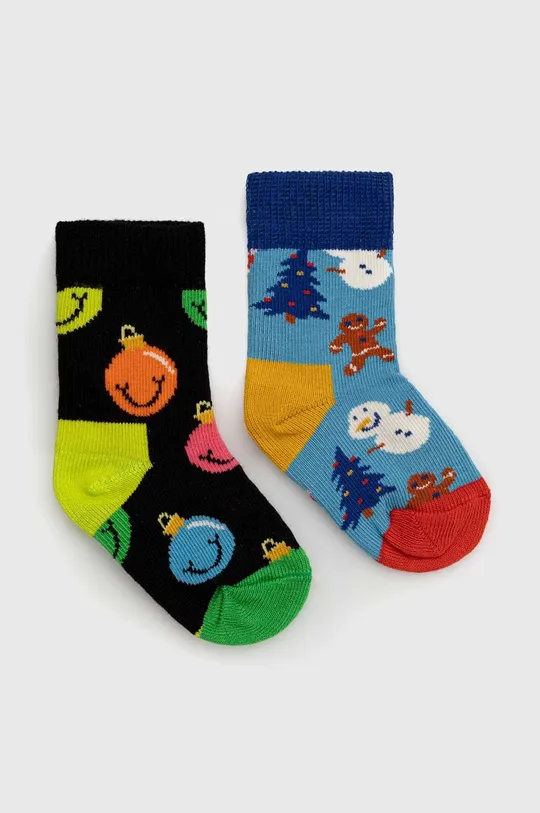 πολύχρωμο Παιδικές κάλτσες Happy Socks Holiday 2-pack Παιδικά