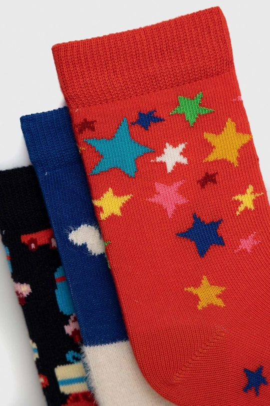 Дитячі шкарпетки Happy Socks 3-pack барвистий