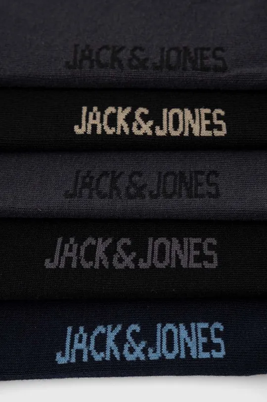 Ponožky Jack & Jones 5-pak tmavomodrá