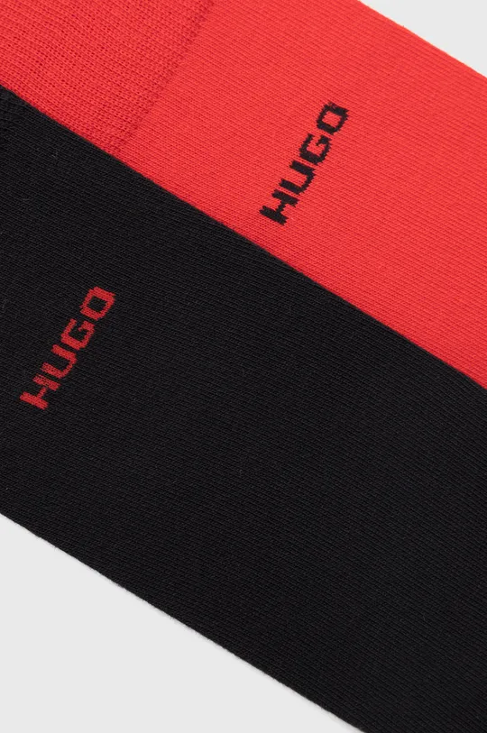 Шкарпетки HUGO (2-pack) червоний