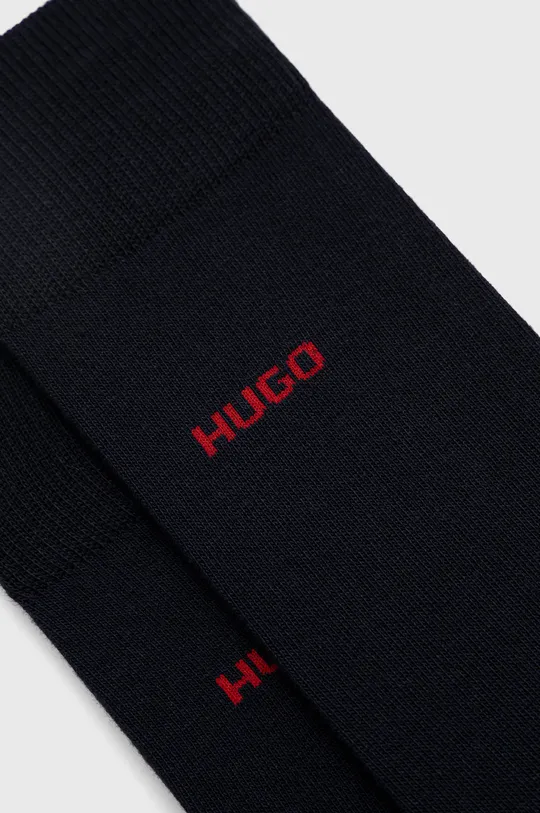Шкарпетки HUGO (2-pack) темно-синій