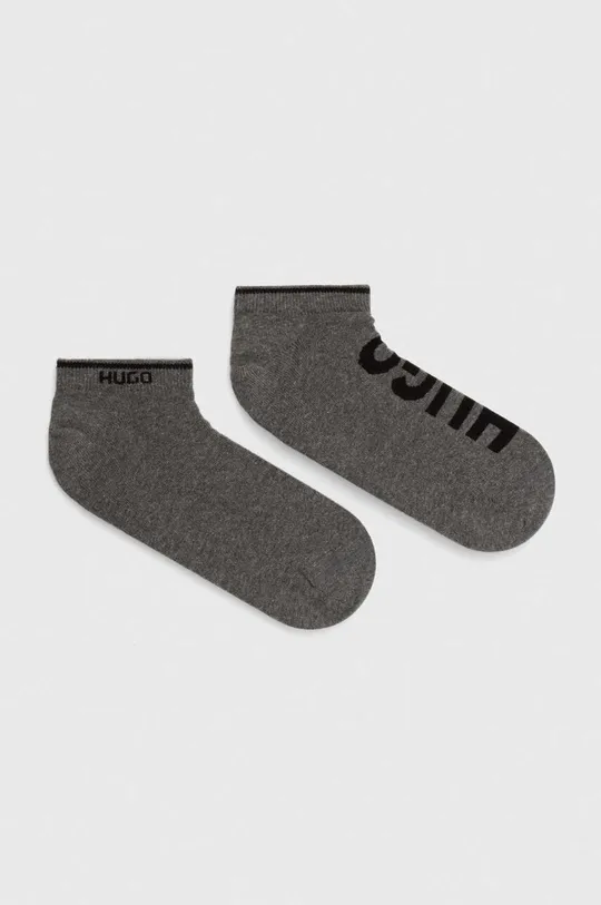 sivá Ponožky HUGO 2-pak Pánsky