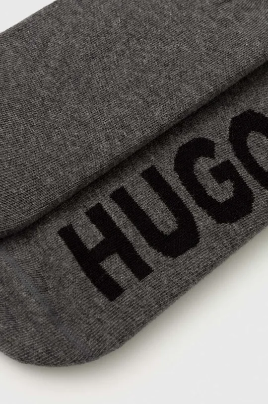 Ponožky HUGO 2-pak sivá