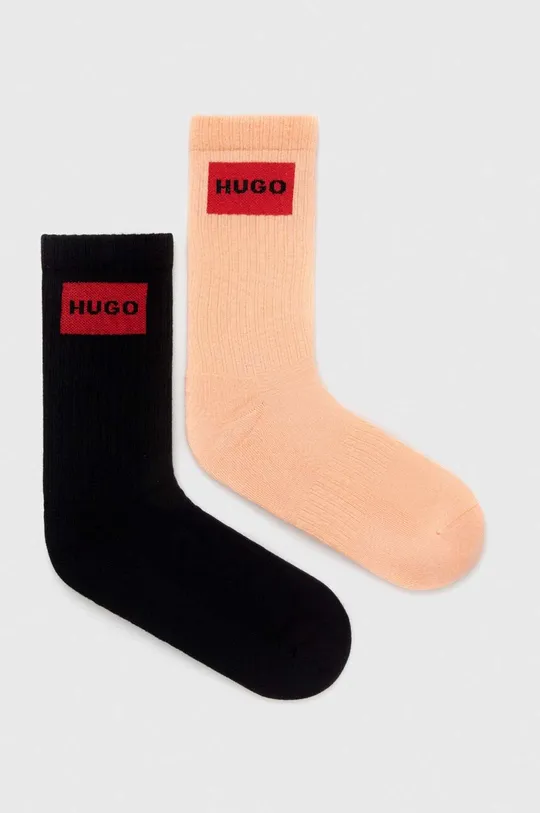 πορτοκαλί Κάλτσες HUGO 2-pack Ανδρικά