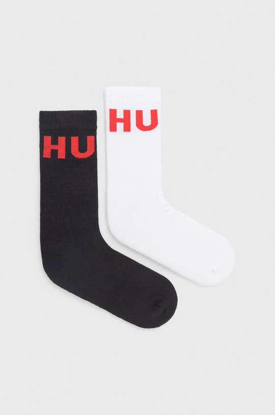 multicolor HUGO skarpetki 50473189 (2-pack) Męski