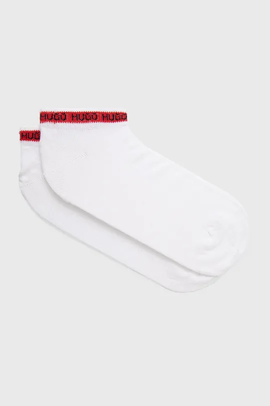 bianco HUGO calzini pacco da 2 Uomo