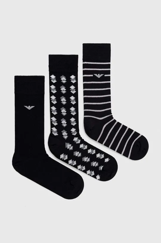 μαύρο Κάλτσες Emporio Armani Underwear 3-pack Ανδρικά