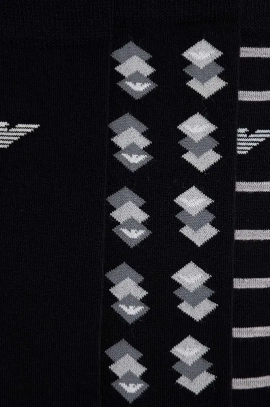 Κάλτσες Emporio Armani Underwear 3-pack μαύρο