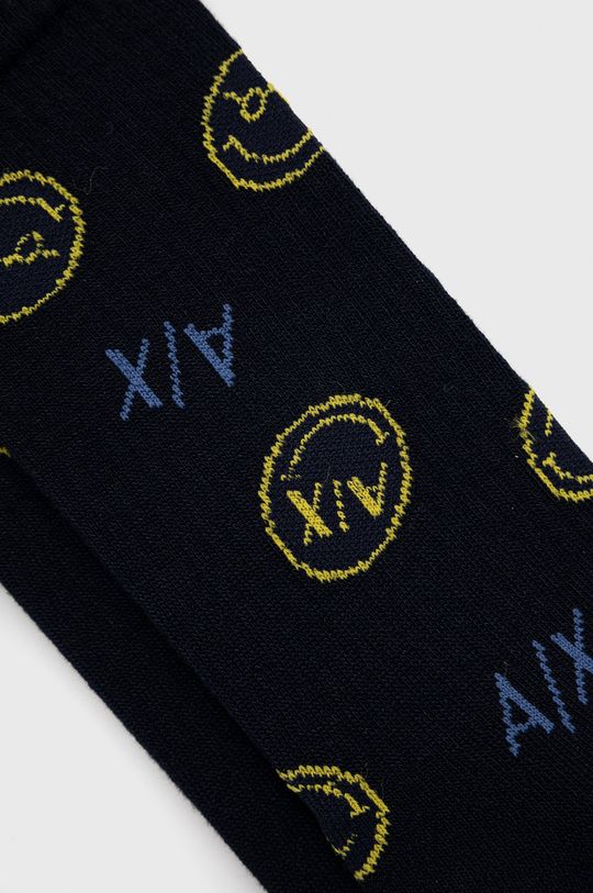 Ponožky Armani Exchange námořnická modř