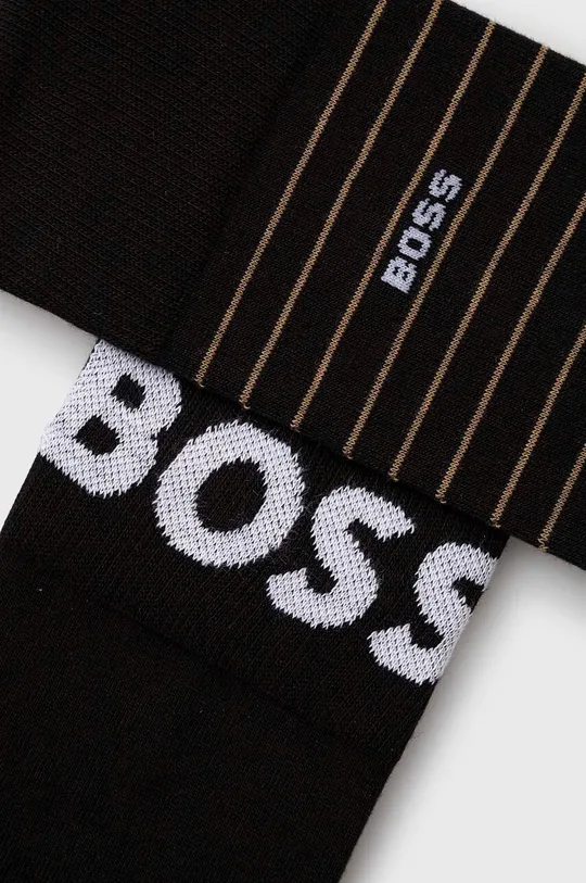 Čarape BOSS 2-pack crna