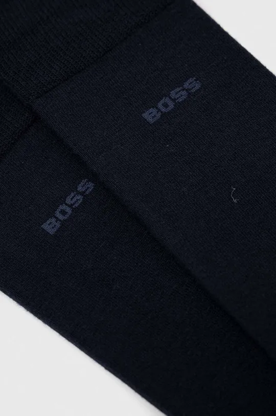 Čarape BOSS 2-pack mornarsko plava